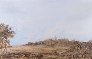 Festive Entry into a German City by Albrecht Adam